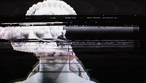 Broken VHS Static GIF